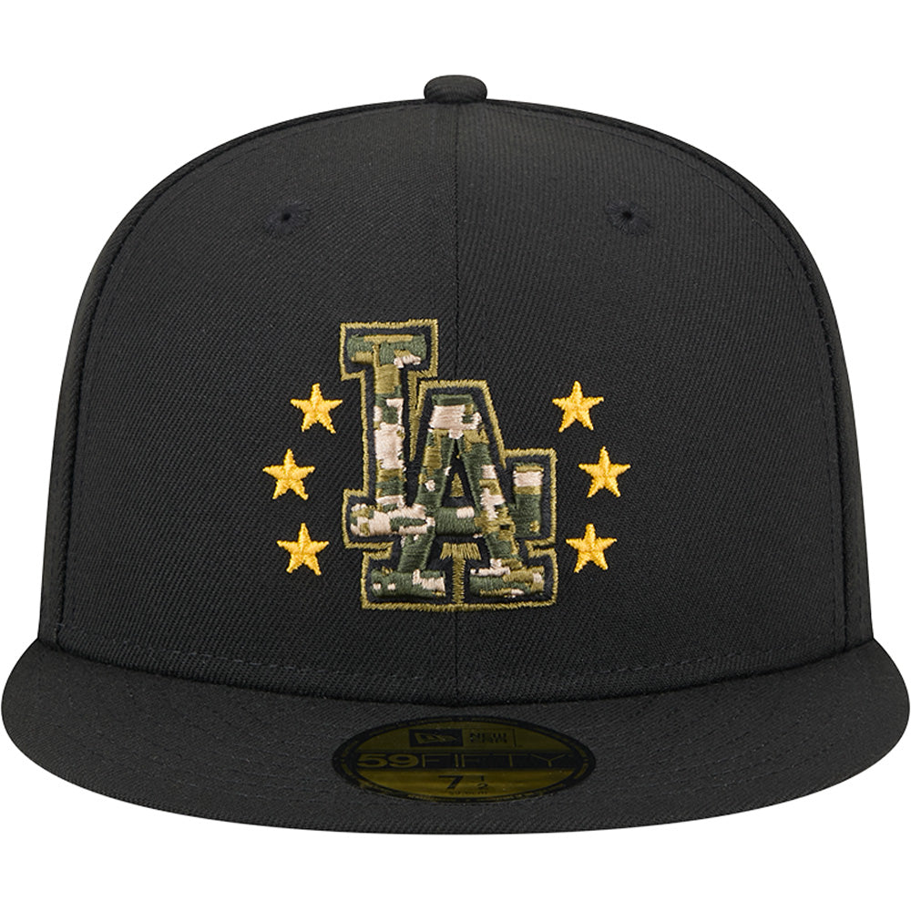 MLB Los Angeles Dodgers New Era 2024 Armed Forces On-Field 59FIFTY Fitted