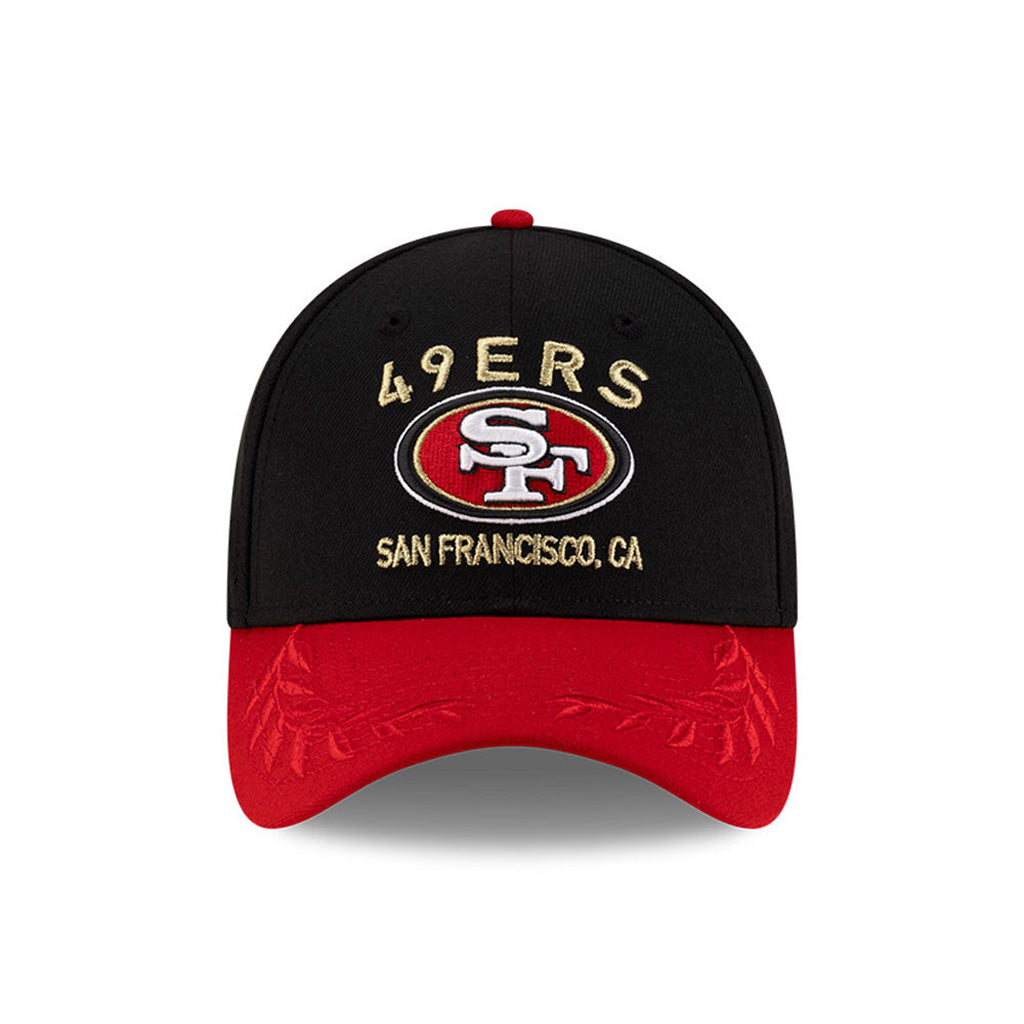 NFL San Francisco 49ers New Era 2025 Draft 39THIRTY Flex Fit Hat - Black
