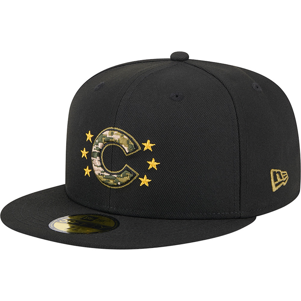 MLB Chicago Cubs New Era 2024 Armed Forces On-Field 59FIFTY Fitted