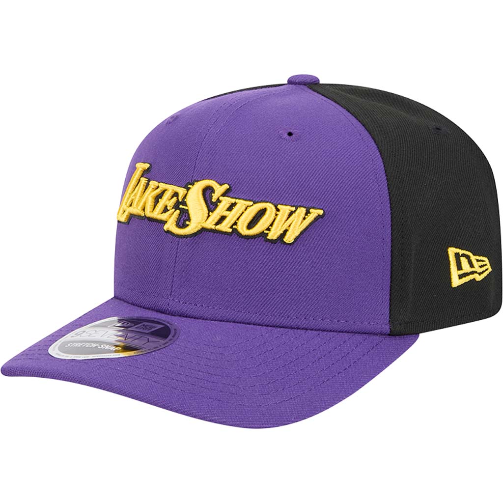 NBA Los Angeles Lakers New Era 2024/25 City Edition 9SEVENTY Stretch Snapback Hat - Purple