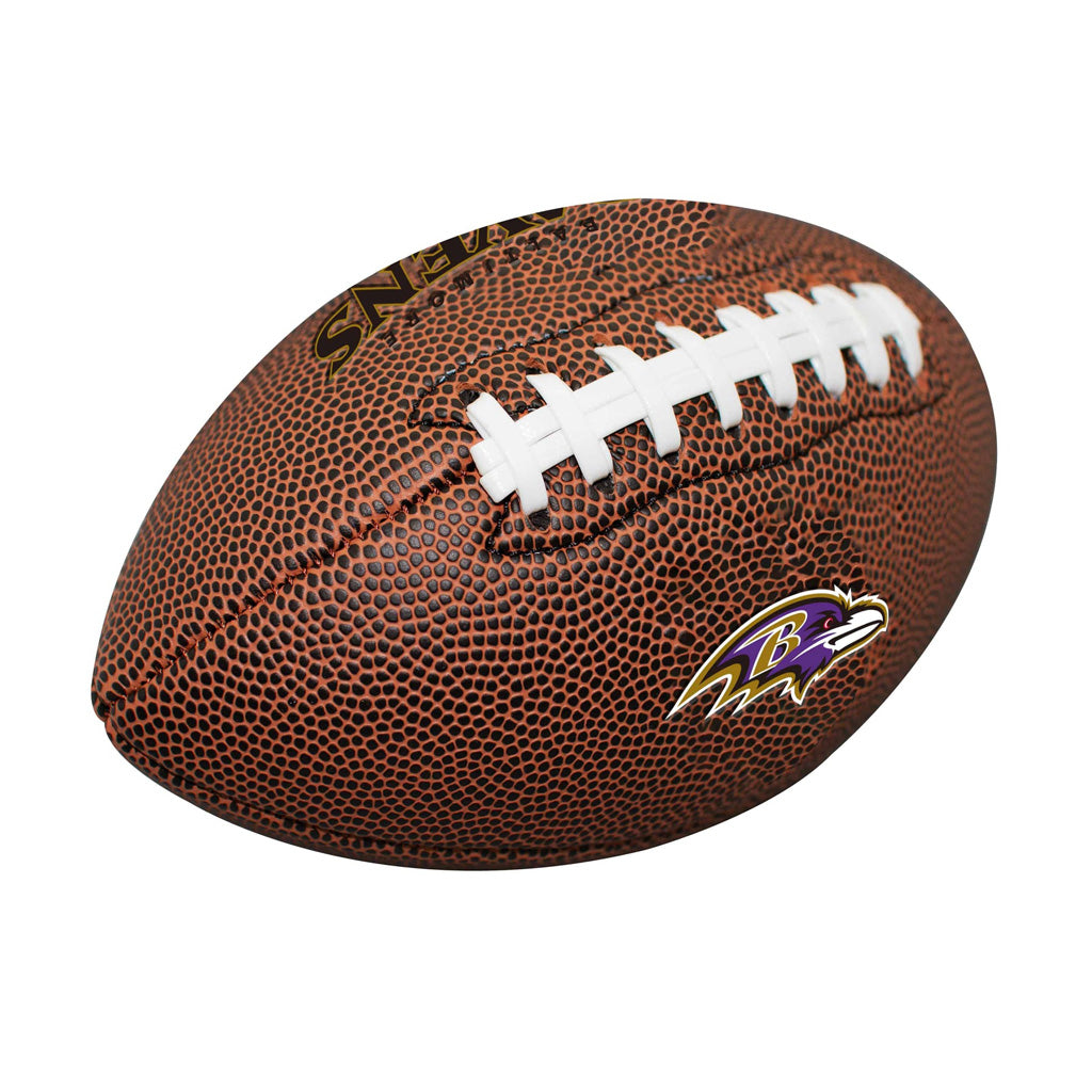 NFL Baltimore Ravens Logo Brands Mini Composite Football - Brown