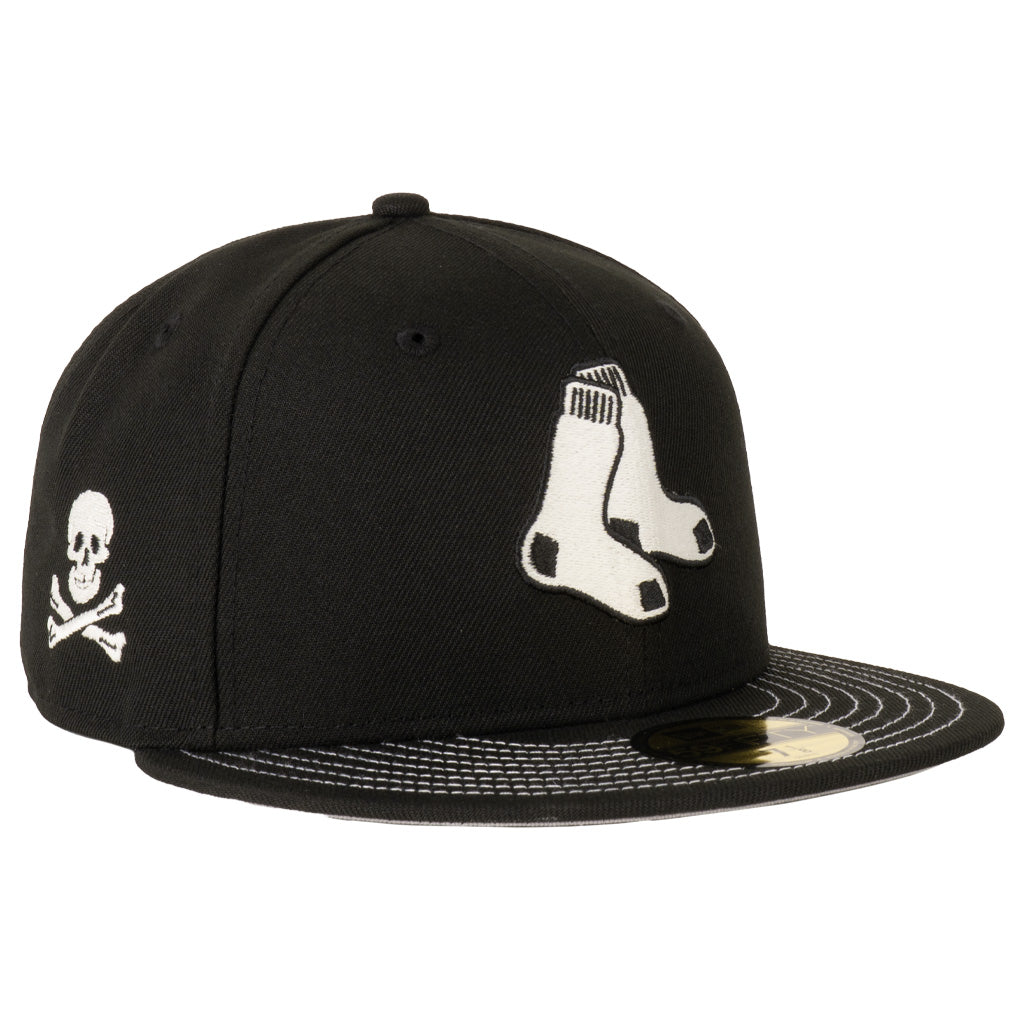 MLB Boston Red Sox New Era Jolly Roger 59FIFTY Fitted Hat - Black