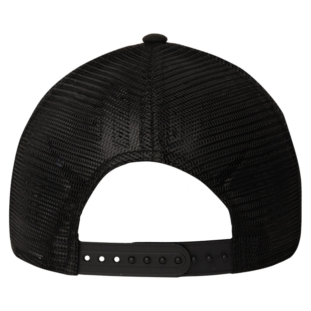 NFL Detroit Lions New Era Black Pearl A-Frame 9FIFTY Trucker Snapback Hat