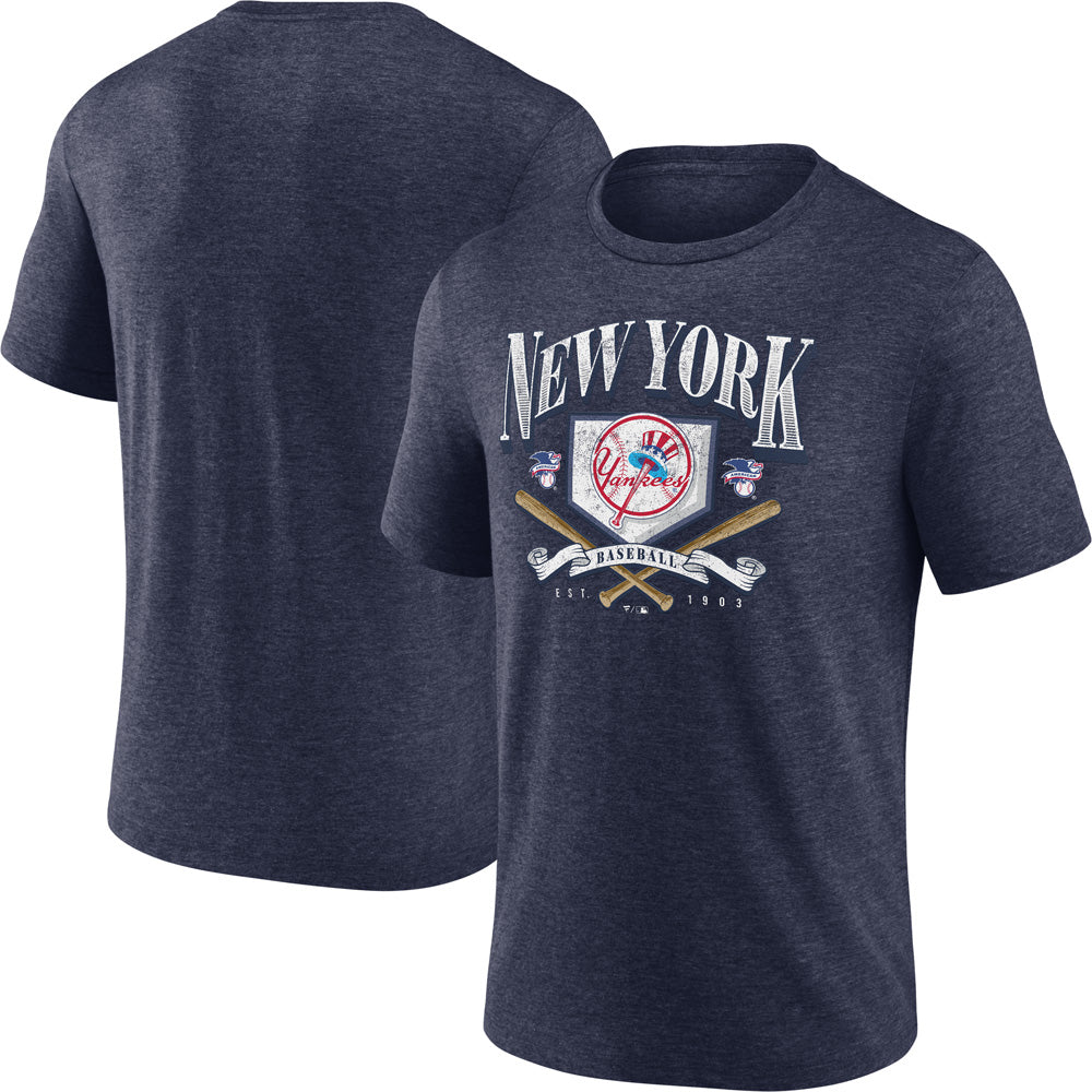 MLB New York Yankees Fanatics Home Team Tri-Blend Tee