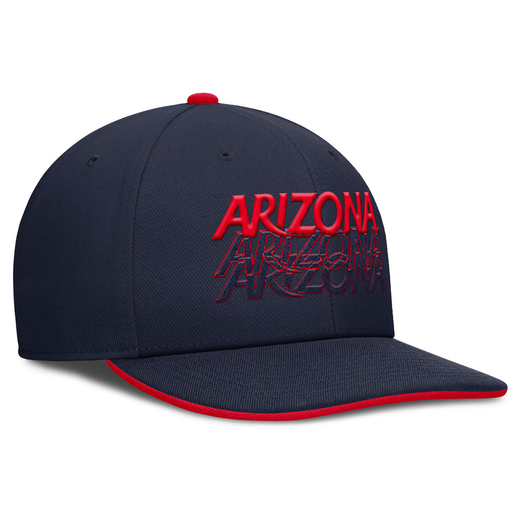 NCAA Arizona Wildcats Nike Repeat Outline Snapback Hat - Navy