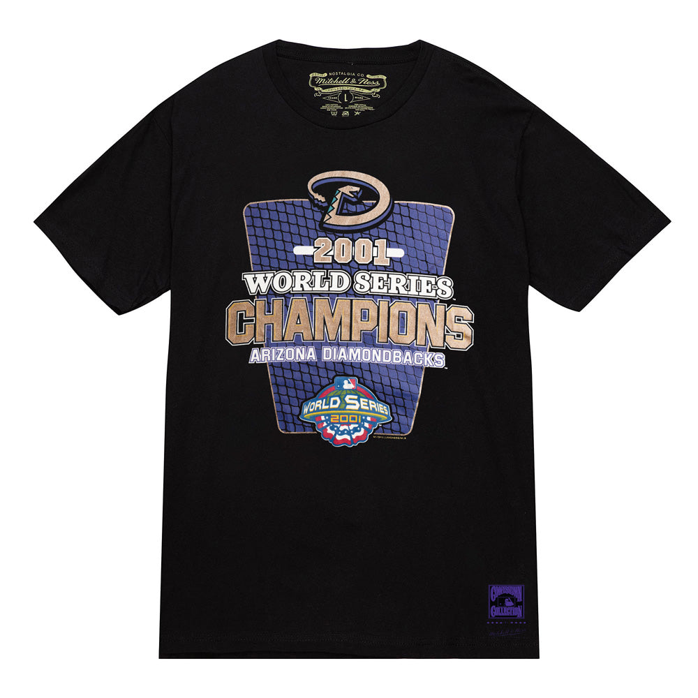 MLB Arizona Diamondbacks Mitchell &amp; Ness 2001 World Series T-Shirt - Black