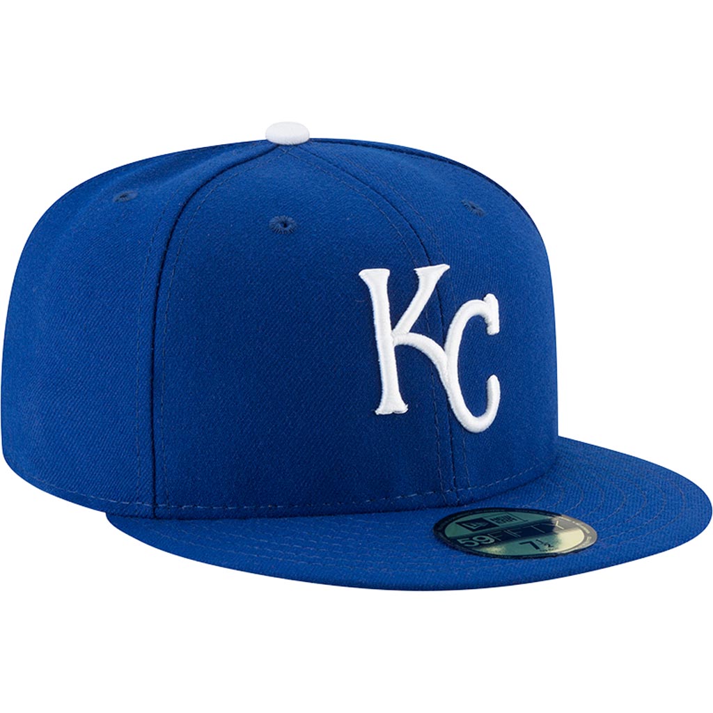 MLB Kansas City Royals New Era Authentic Collection Home On-Field 59FIFTY Fitted Hat - Blue
