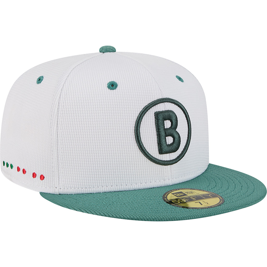 MLB Boston Red Sox New Era 2025 City Connect Batting Practice 59FIFTY Fitted Hat - White