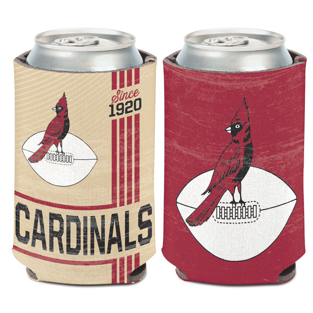NFL Arizona Cardinals WinCraft Vintage Can Cooler - Tan/Red