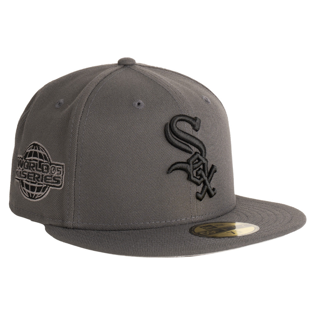 MLB Chicago White Sox New Era Tonal Graphite 59FIFTY Fitted Hat - Graphite