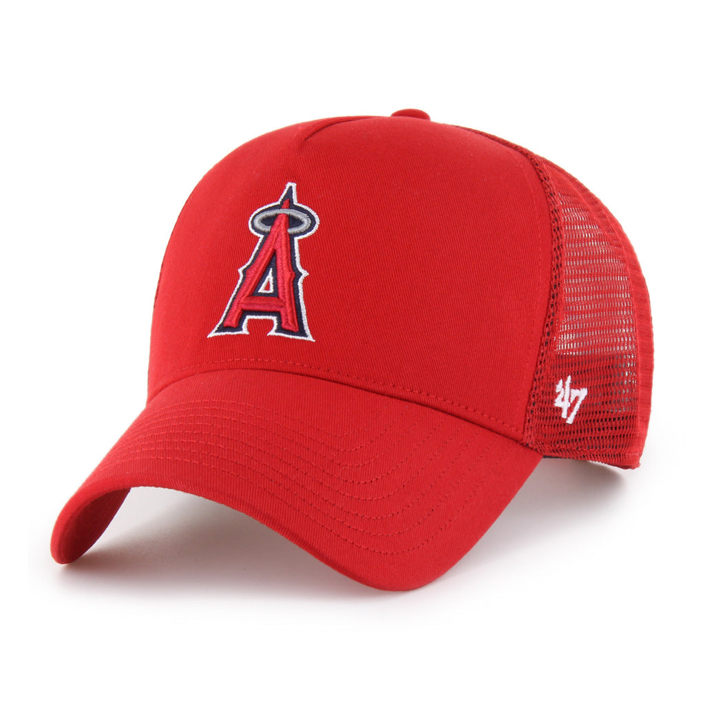 MLB Los Angeles Angels '47 Ballpark Offside Snapback Trucker Hat - Red