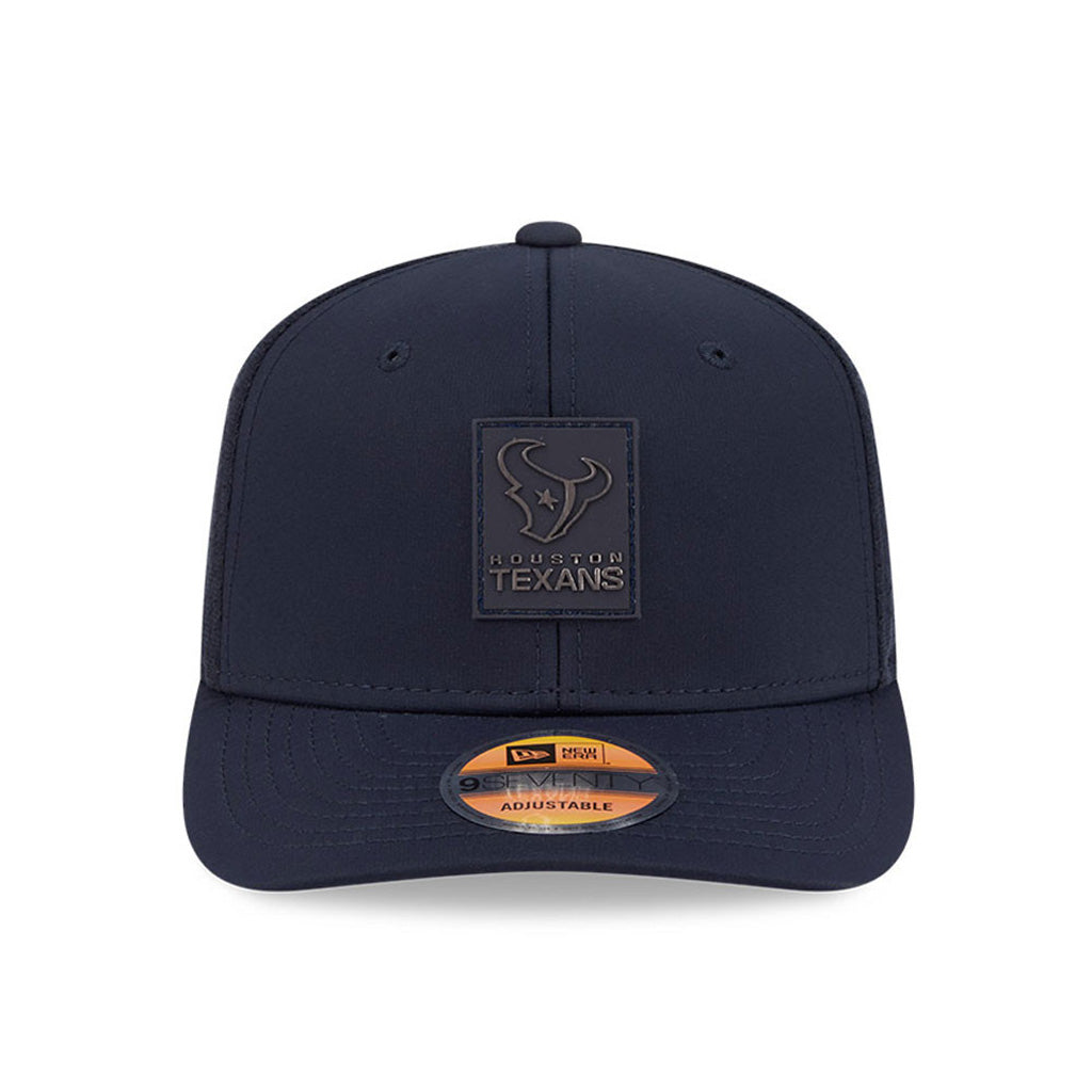 NFL Houston Texans New Era 2025 Sideline 9SEVENTY Stretch-Snapback Hat - Navy
