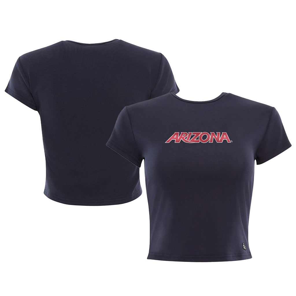 NCAA Arizona Wildcats Women's Hype & Vice Arizona Baby T-Shirt - Navy