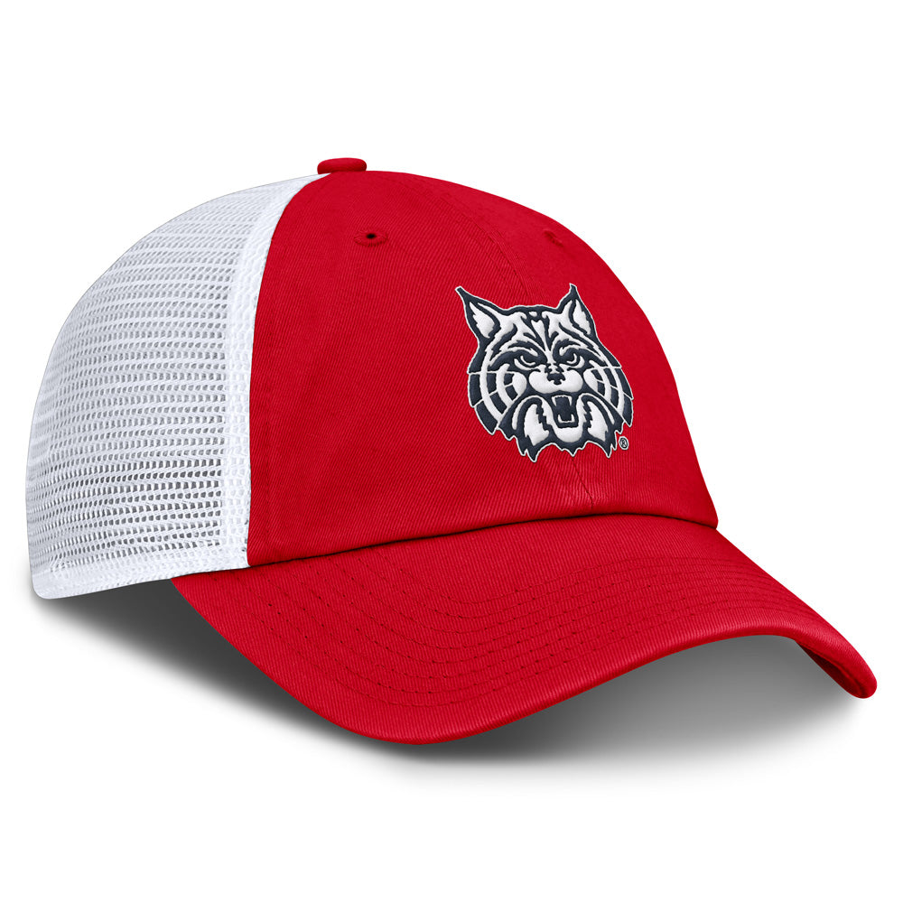 NCAA Arizona Wildcats Nike Mesh Trucker Slouch Adjustable Hat - Red