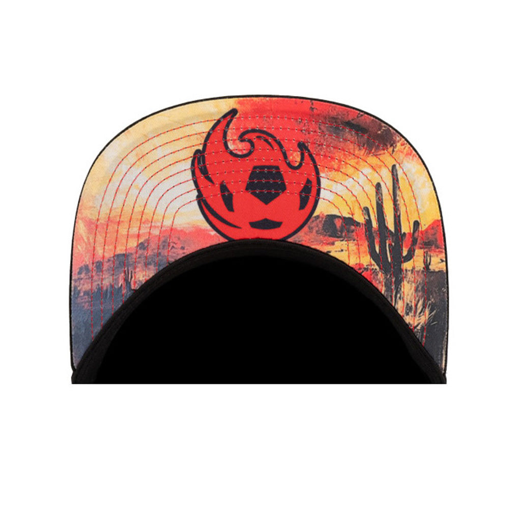 Phoenix Rising CapX Overview X12 Snapback Trucker Hat - Black