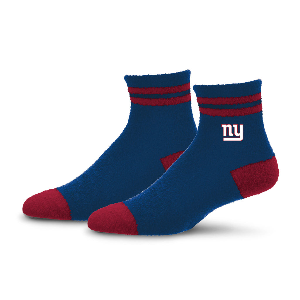 NFL New York Giants For Bare Feet Stripe Cozy Socks - Blue