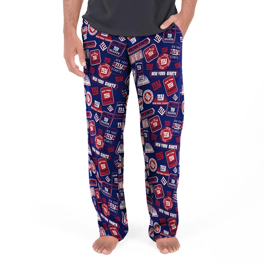 NFL New York Giants Concepts Sport Grady Pajama Pant- Blue