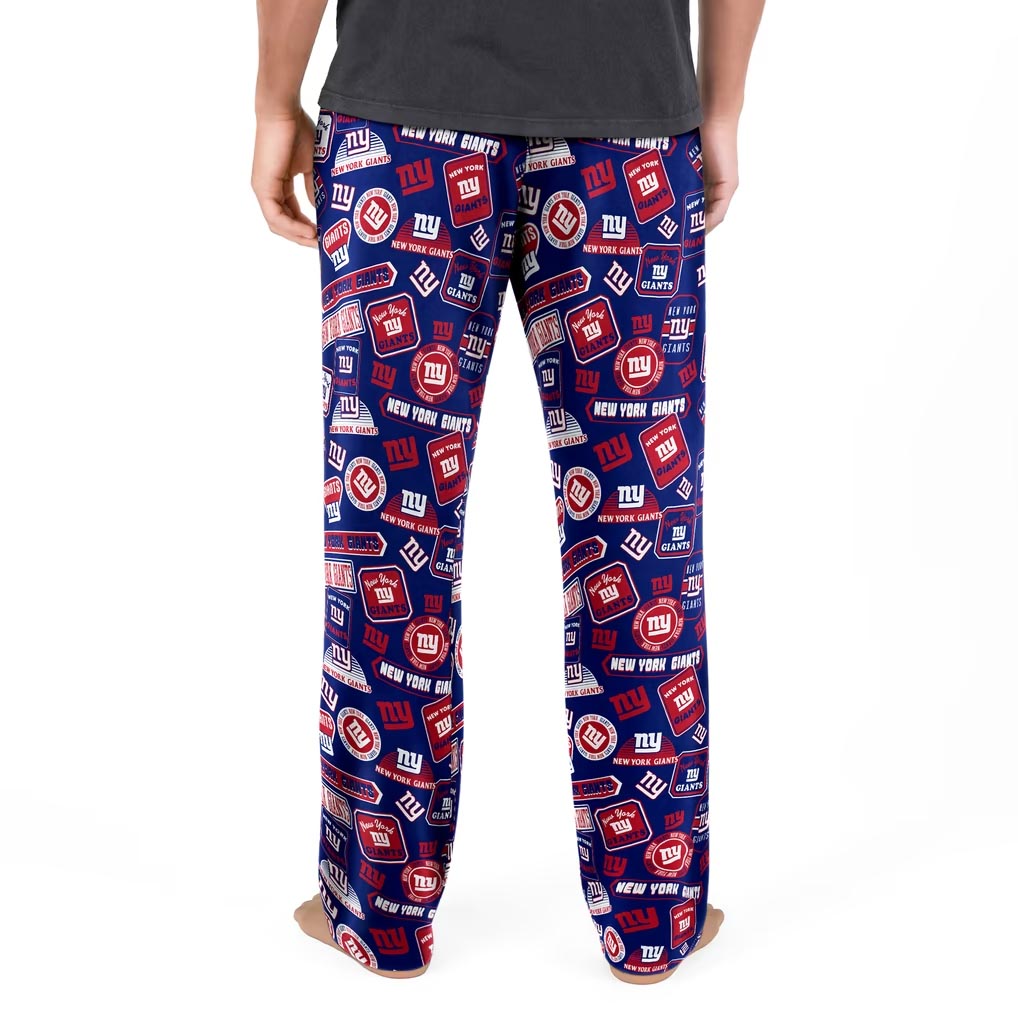 NFL New York Giants Concepts Sport Grady Pajama Pant- Blue