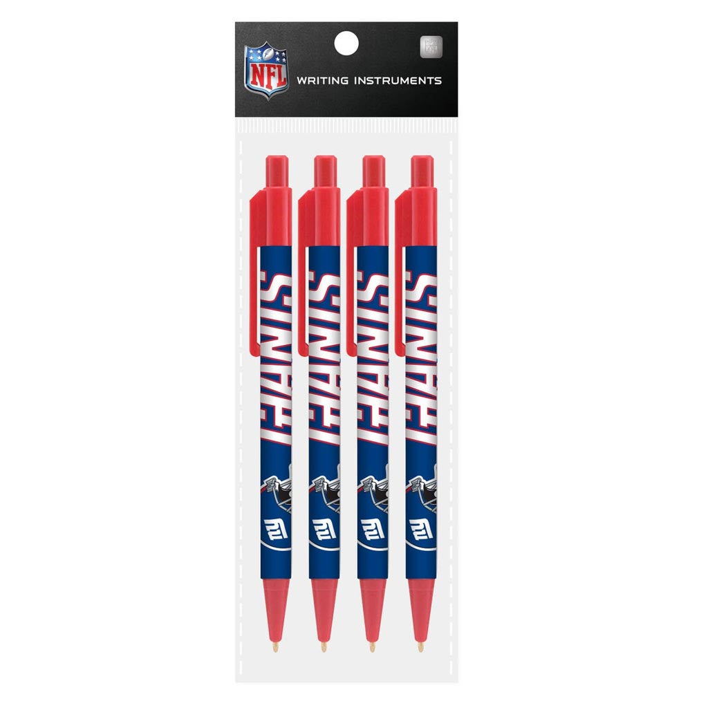 NFL New York Giants Mojo 4-Pack Retractable Pens