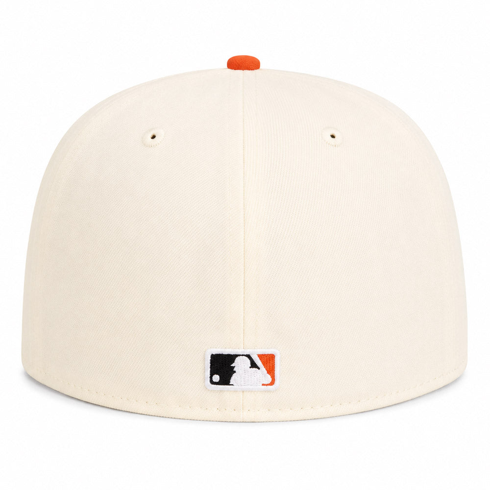 MLB San Francisco Giants New Era Two-Tone Summer Flower 59FIFTY Fitted Hat - Cream