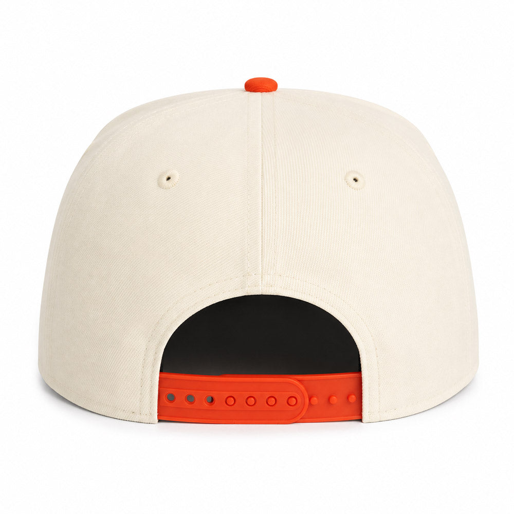 MLB San Francisco Giants New Era Two-Tone Summer Flower 9FIFTY A-Frame Snapback Hat - Cream