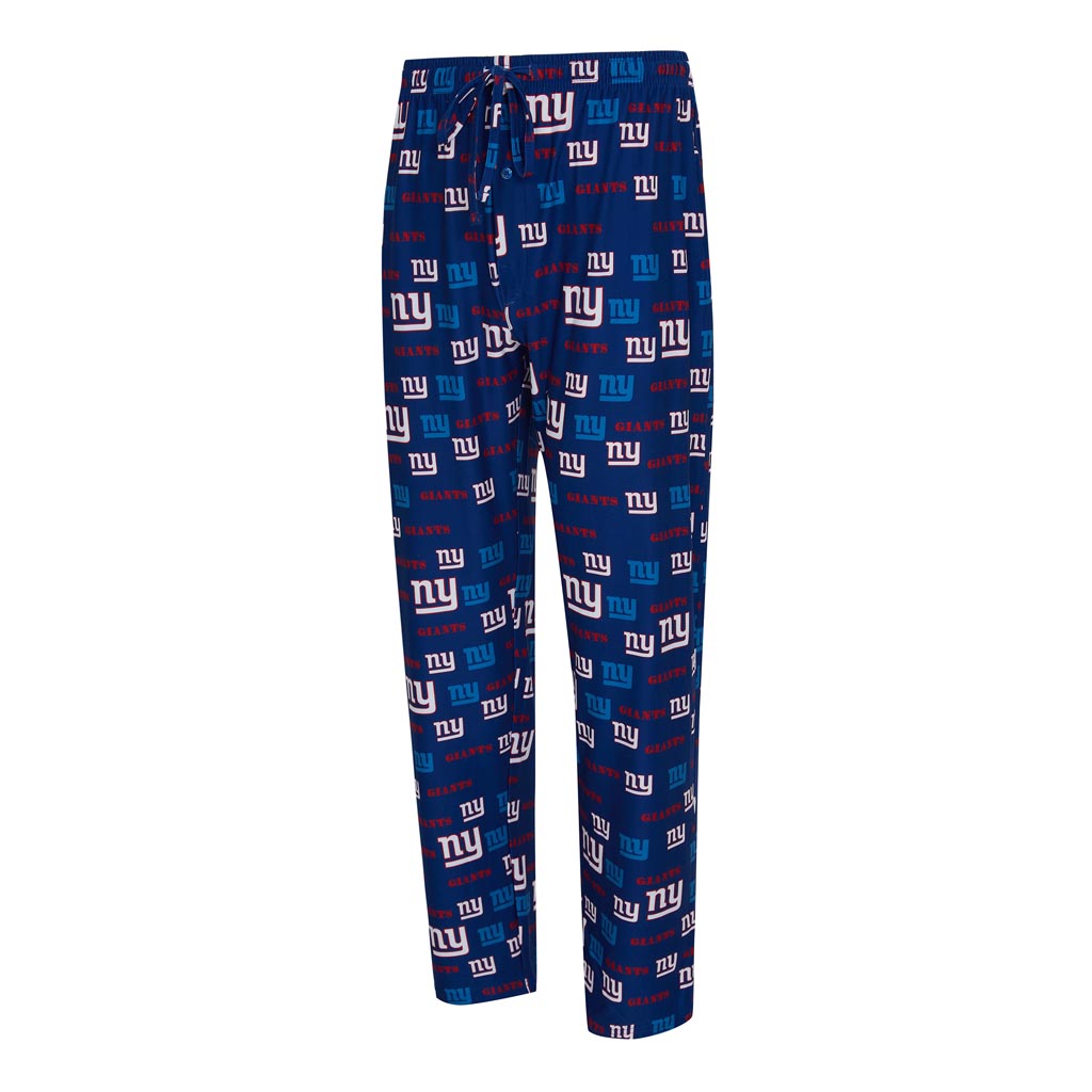 NFL New York Giants Concepts Sport Mosaic All Over Print PJ Pants - Blue