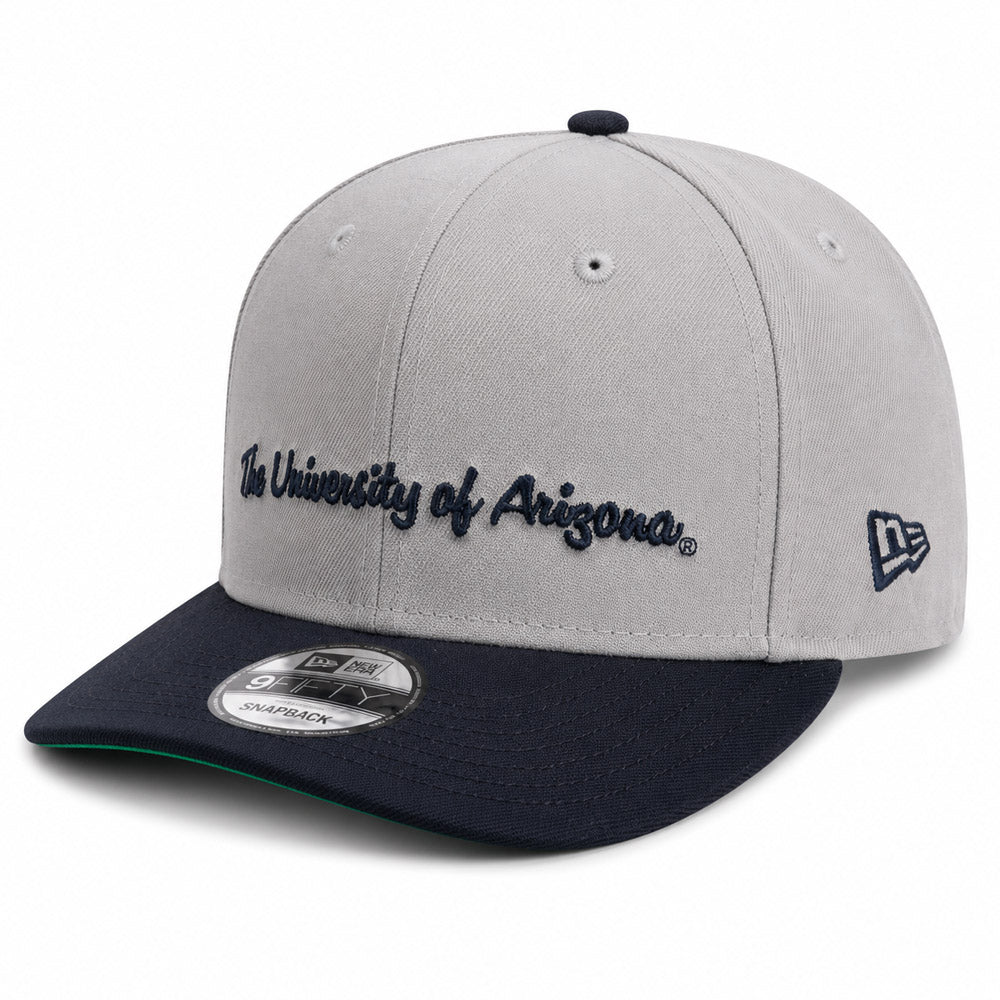 NCAA Arizona Wildcats New Era Vault Script 9FIFTY A-Frame Hat- Gray