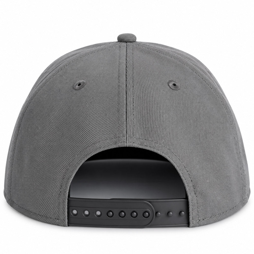 NCAA Arizona State Sun Devils New Era Chrome Logo 9FIFTY A-Frame Snapback Hat- Gray