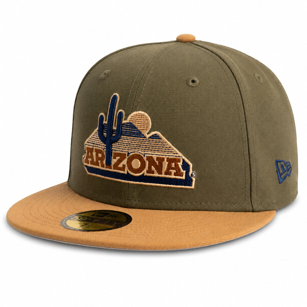 NCAA Arizona Wildcats New Era Vault Archive 59FIFTY Hat- Green