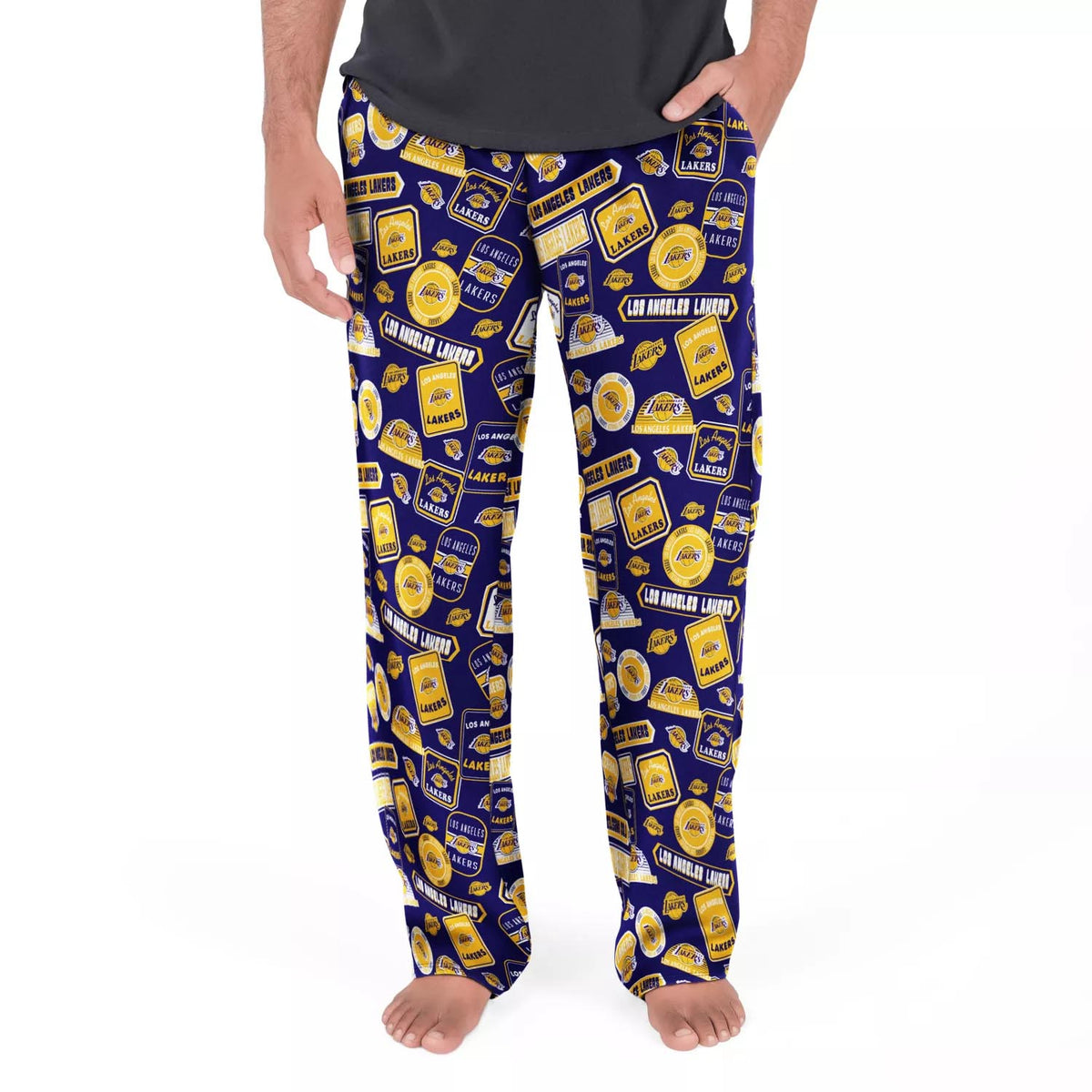 NBA Los Angeles Lakers Concepts Sport Grady Pajama Pant- Purple