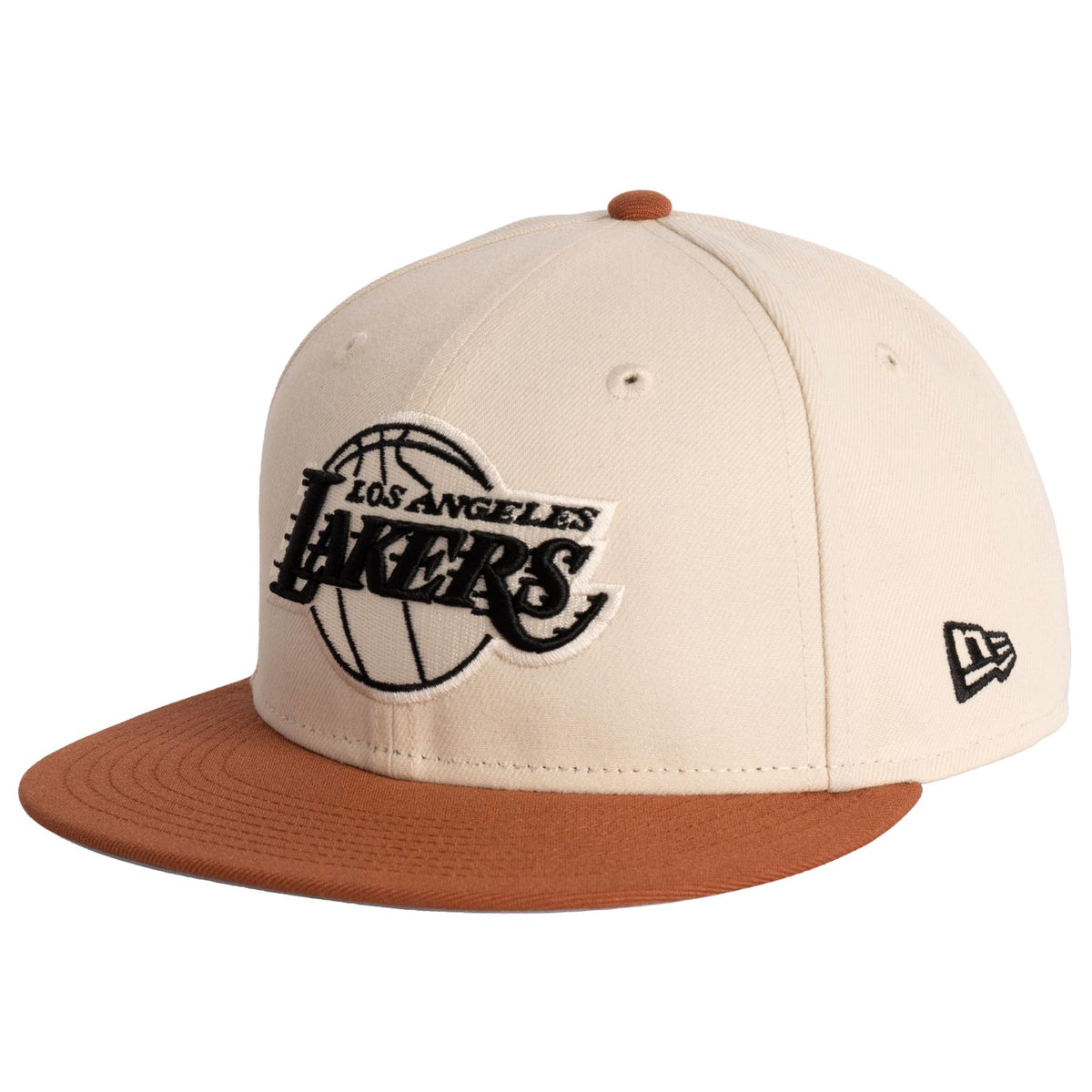NBA Los Angeles Lakers New Era Fieldstone 9FIFTY Snapback Hat- Light Cream