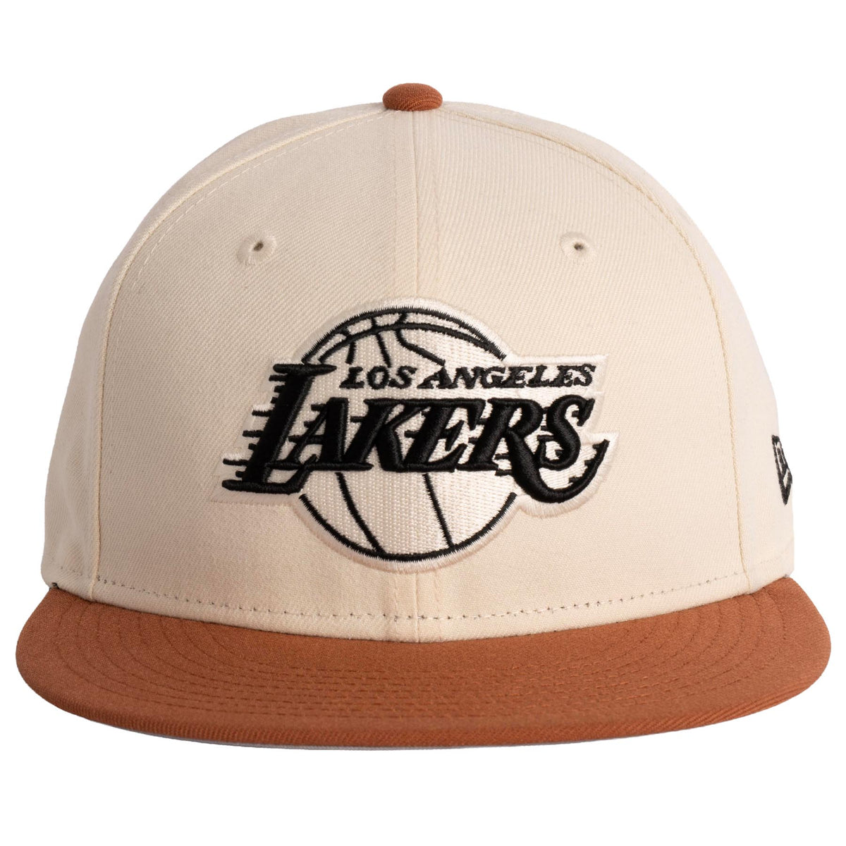 NBA Los Angeles Lakers New Era Fieldstone 9FIFTY Snapback Hat- Light Cream