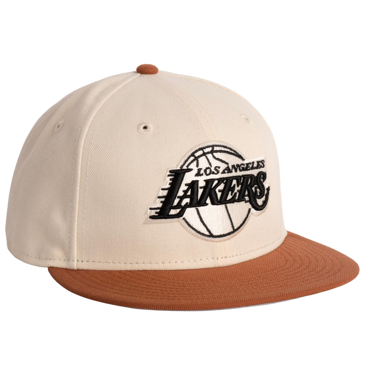 NBA Los Angeles Lakers New Era Fieldstone 9FIFTY Snapback Hat- Light Cream