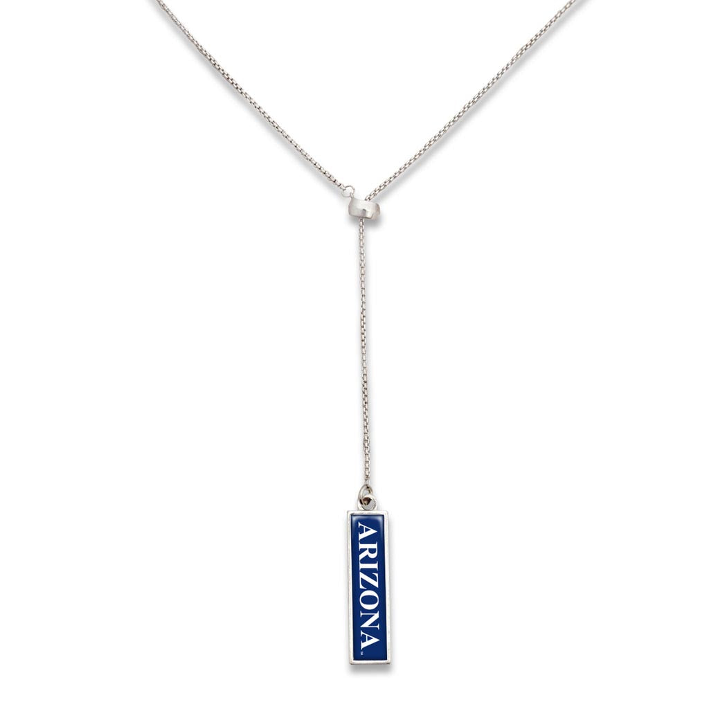 NCAA Arizona Wildcats Gentry USA Lariat 'Y' Necklace - Silver