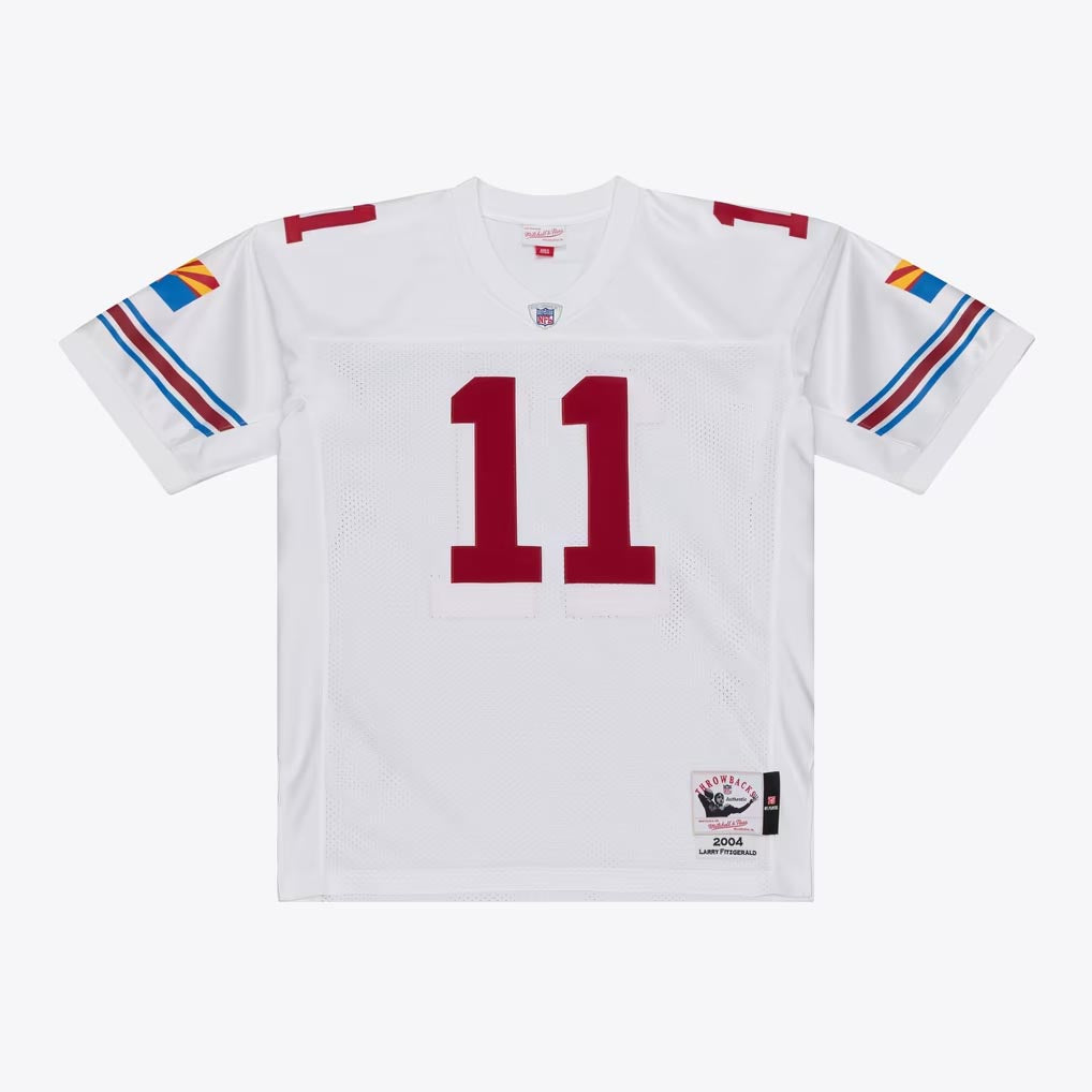 NFL Arizona Cardinals Larry Fitzgerald Mitchell & Ness 2004 Authentic Jersey- White