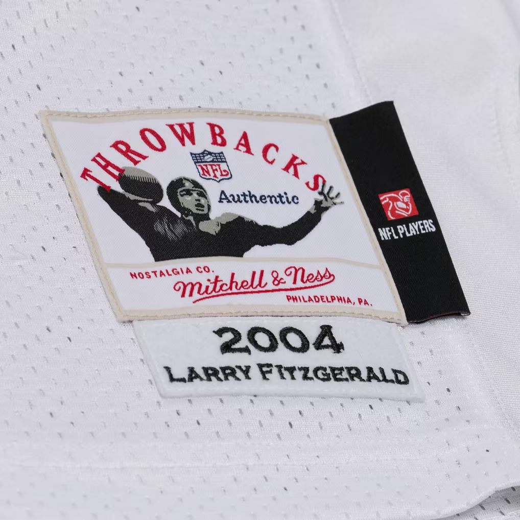 NFL Arizona Cardinals Larry Fitzgerald Mitchell & Ness 2004 Authentic Jersey- White