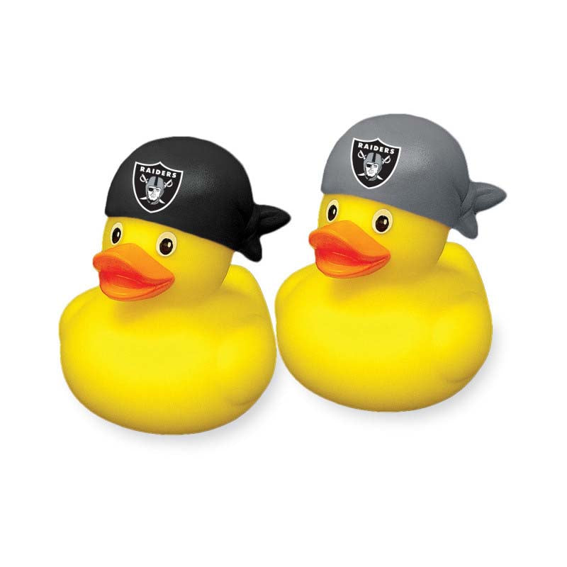 NFL Las Vegas Raiders Aminco Rubber Duck 2-Pack
