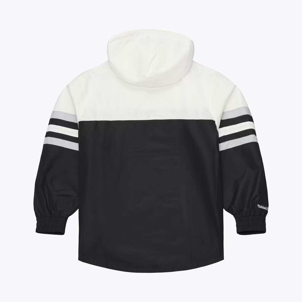 NFL Las Vegas Raiders Mitchell & Ness Head Coach Lightweight Windbreaker Jacket- Black