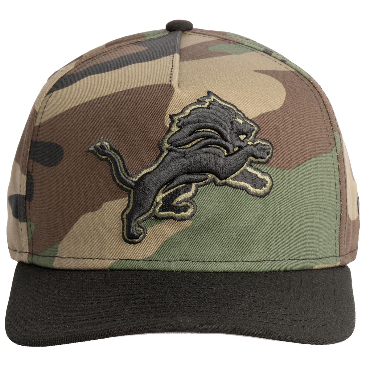 NFL Detroit Lions New Era Woodland Ops 9FIFTY A-Frame Snapback Hat- Camo