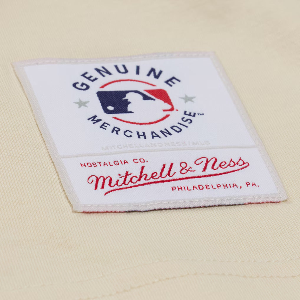 MLB Los Angeles Dodgers Mitchell & Ness Insignia Premium T-Shirt - Tan