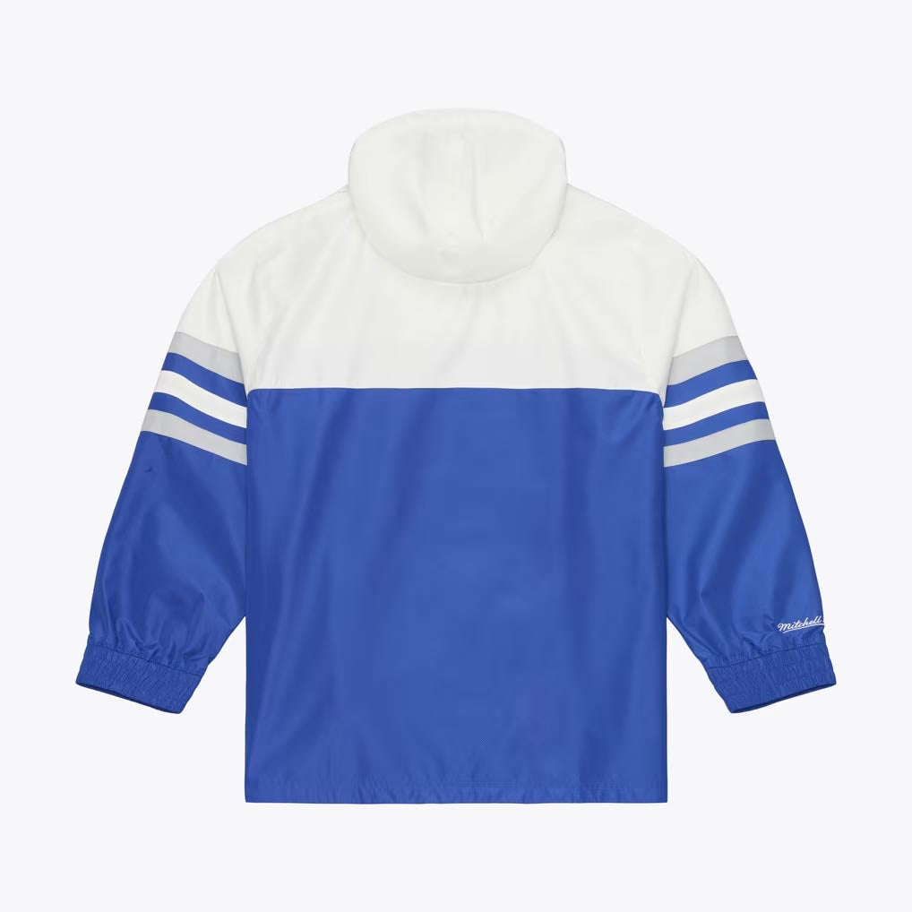 MLB Los Angeles Dodgers Mitchell & Ness Head Coach Lightweight Windbreaker Jacket- Blue