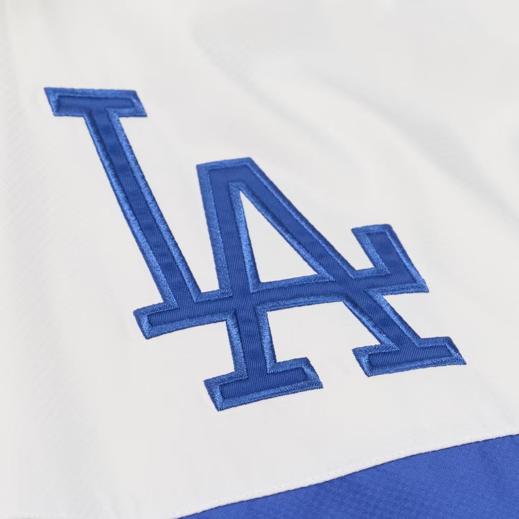 MLB Los Angeles Dodgers Mitchell & Ness Head Coach Lightweight Windbreaker Jacket- Blue