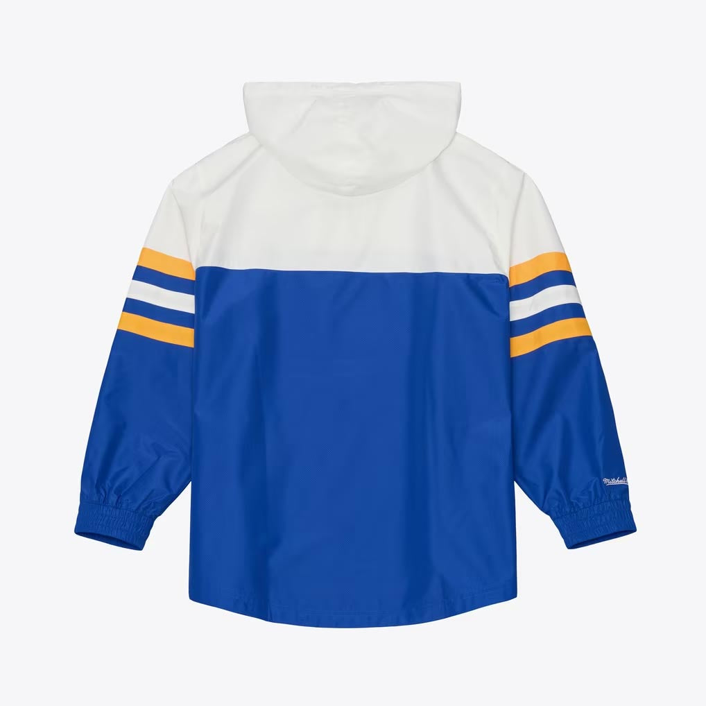 NFL Los Angeles Rams Mitchell & Ness Head Coach Lightweight Windbreaker Jacket- Blue