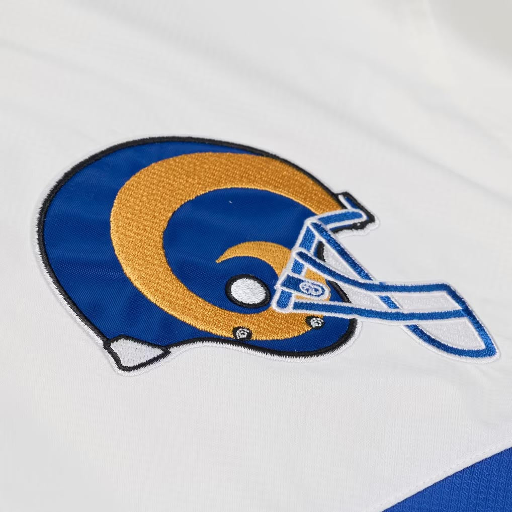 NFL Los Angeles Rams Mitchell & Ness Head Coach Lightweight Windbreaker Jacket- Blue