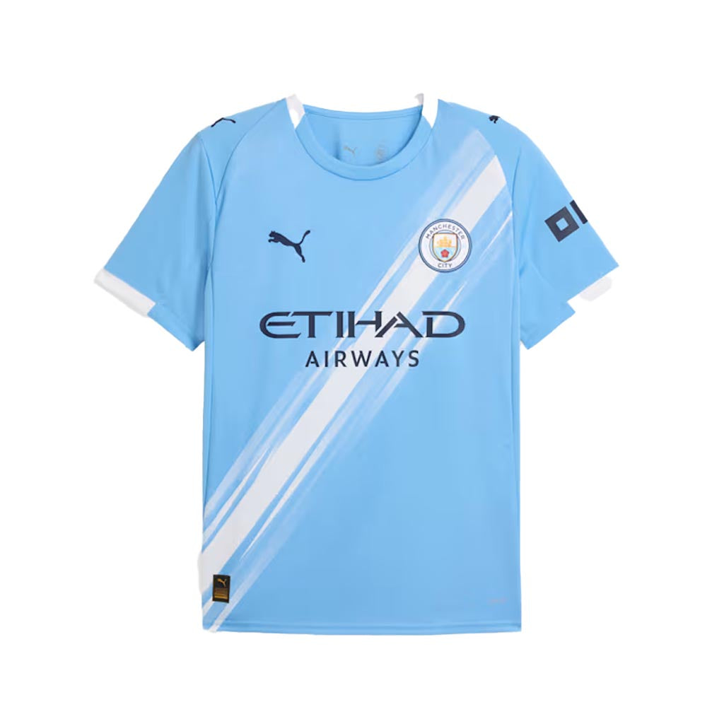 Manchester City Puma 2025-26 Home Replica Jersey - Blue