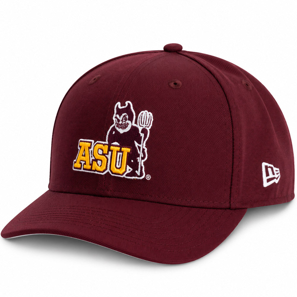 NCAA Arizona State Sun Devils New Era Vault Standing Sparky 9SEVENTY Stretch-Snap Hat- Maroon