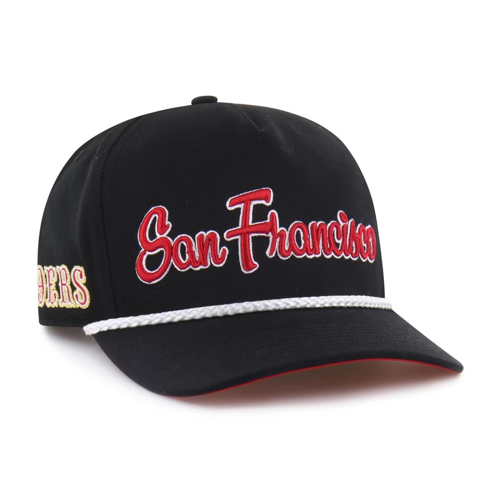 NFL San Francisco 49ers '47 2026 Rivalry Overhand Hitch Adjustable Snapback Hat- Black