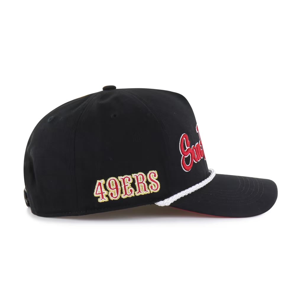 NFL San Francisco 49ers '47 2026 Rivalry Overhand Hitch Adjustable Snapback Hat- Black