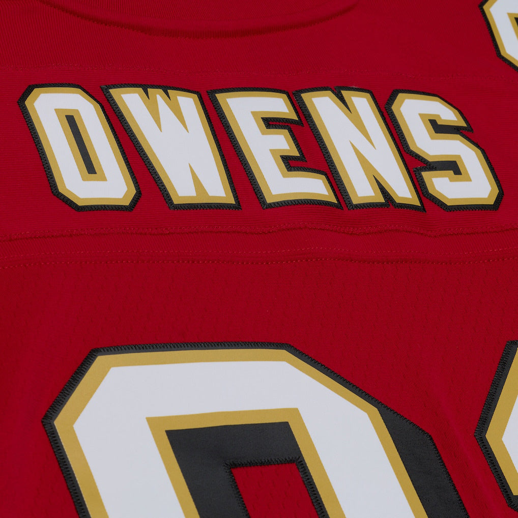 NFL San Francisco 49ers Terrell Owens Mitchell & Ness 1996 Legacy Jersey- Red
