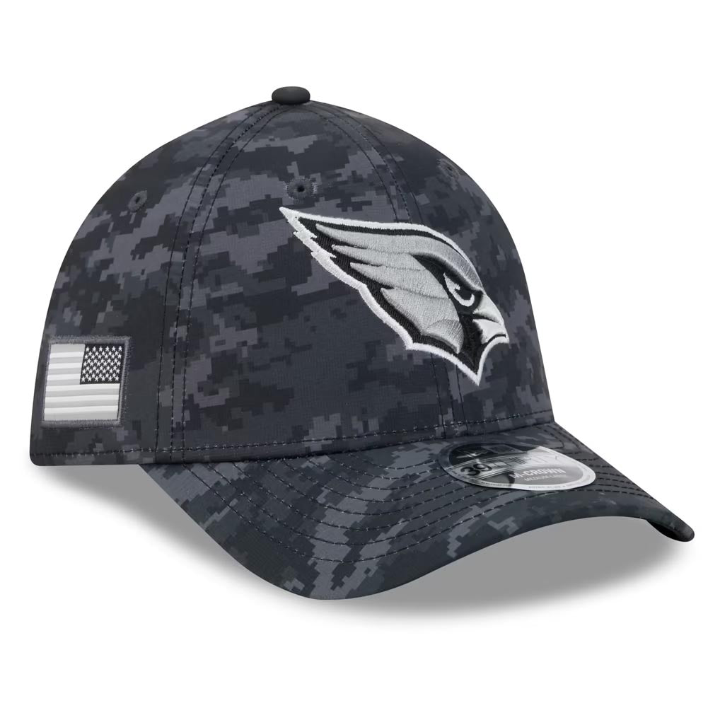 NFL Arizona Cardinals New Era 2026 Salute to Service 39THIRTY Flex Fit Hat- Black